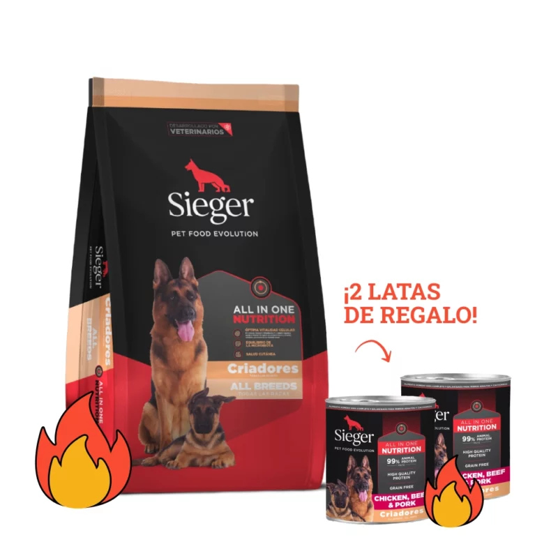 Sieger Alimento para Perro Criadores 20 kg