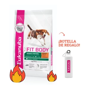 Eukanuba Alimento para Perro Fit Body WC Medium Breed 15kg